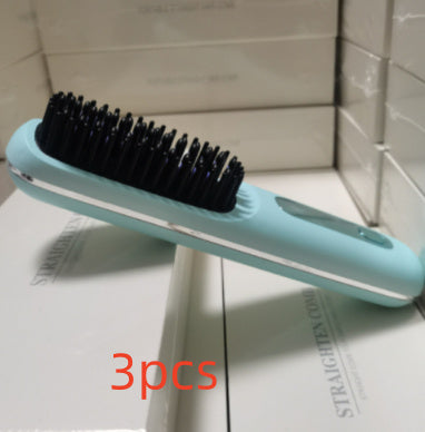 Brush Hair Fast Heating Portable Hot Curler USB Charging