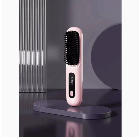 Brush Hair Fast Heating Portable Hot Curler USB Charging