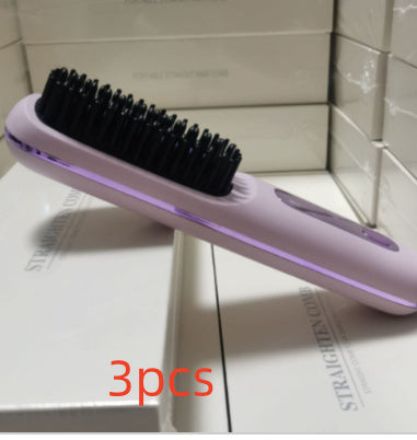 Brush Hair Fast Heating Portable Hot Curler USB Charging