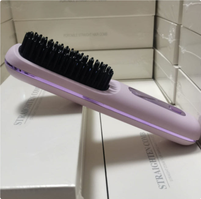 Brush Hair Fast Heating Portable Hot Curler USB Charging